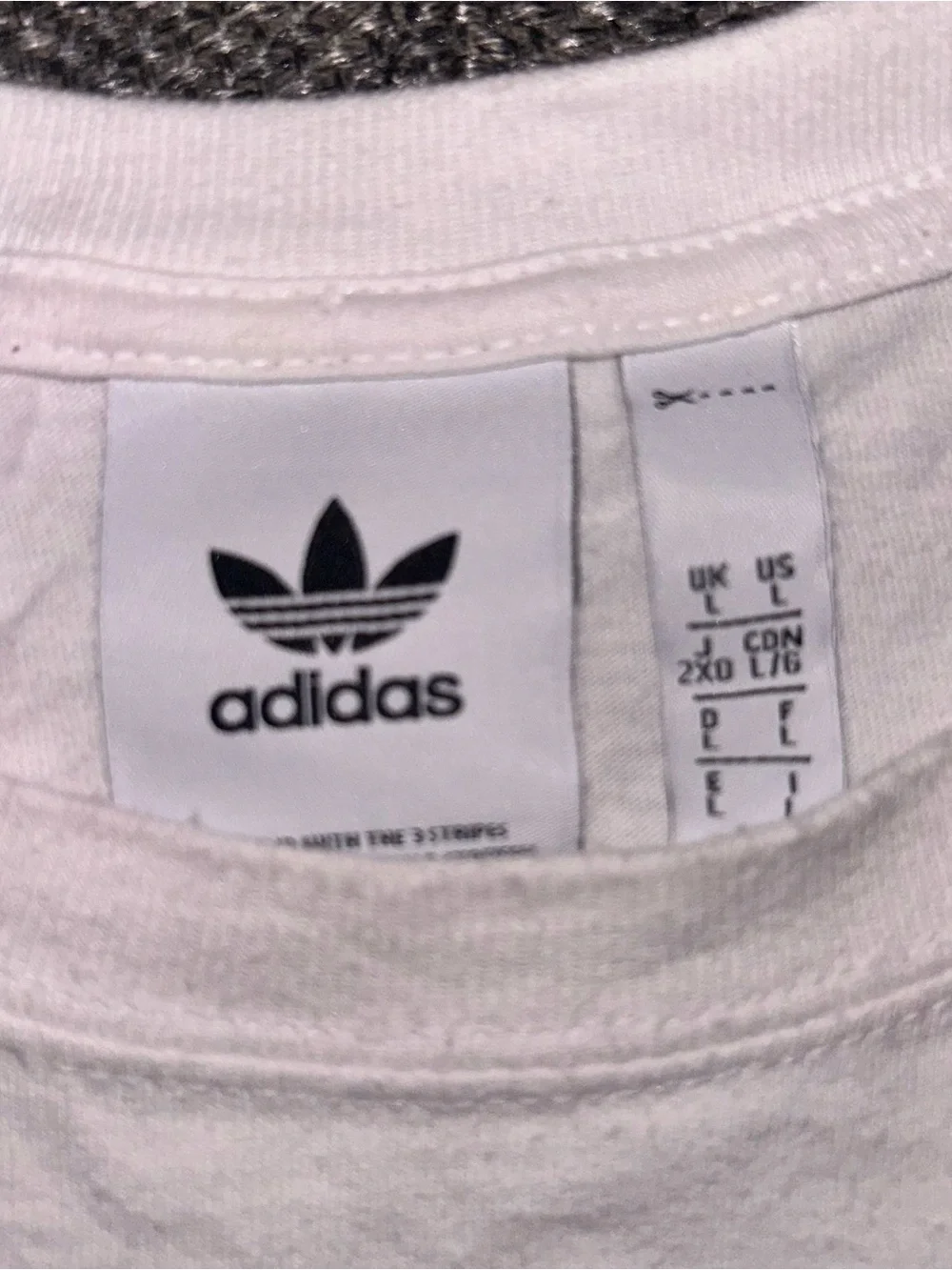 Rare adidas Originals White Graffiti Artwork Trefoil Tee